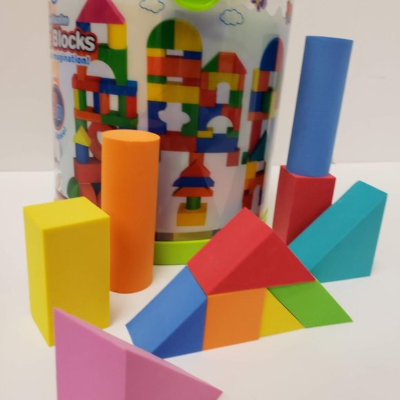 New 95pc Foam Building Blocks - Picture 9 of 13